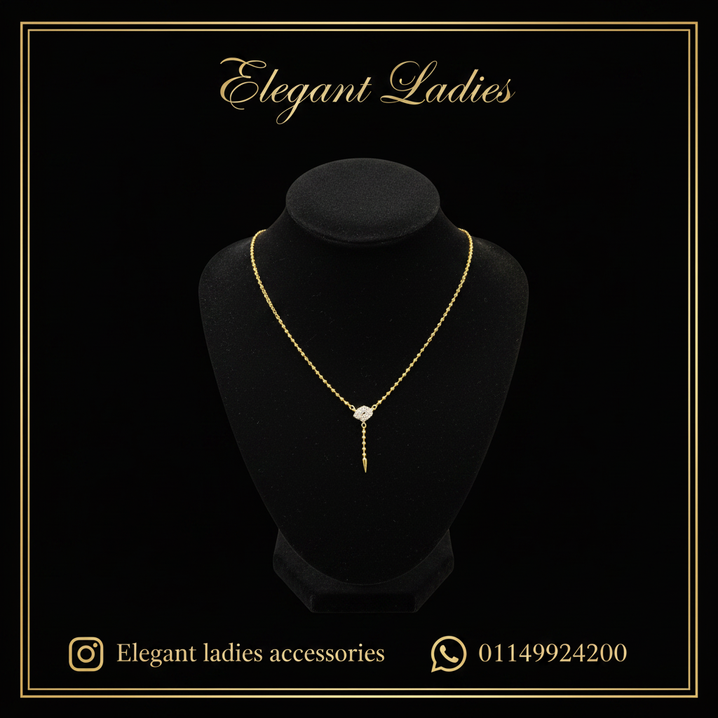 Necklace Black Template 6