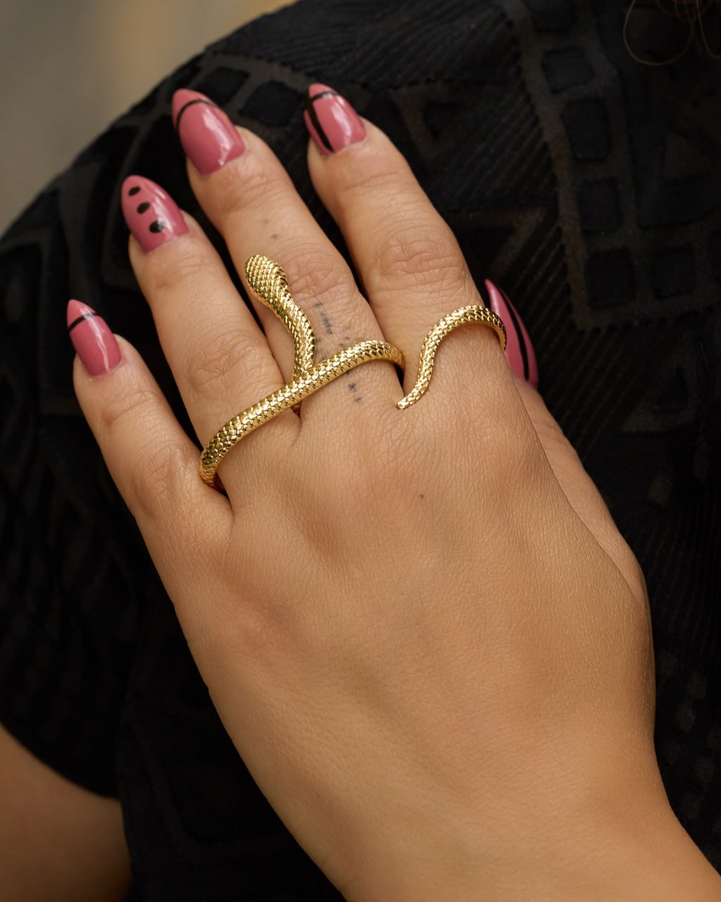 Platinum gold plated 18 k