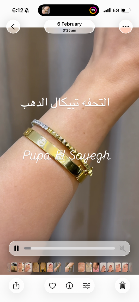 Bangel and bracelet