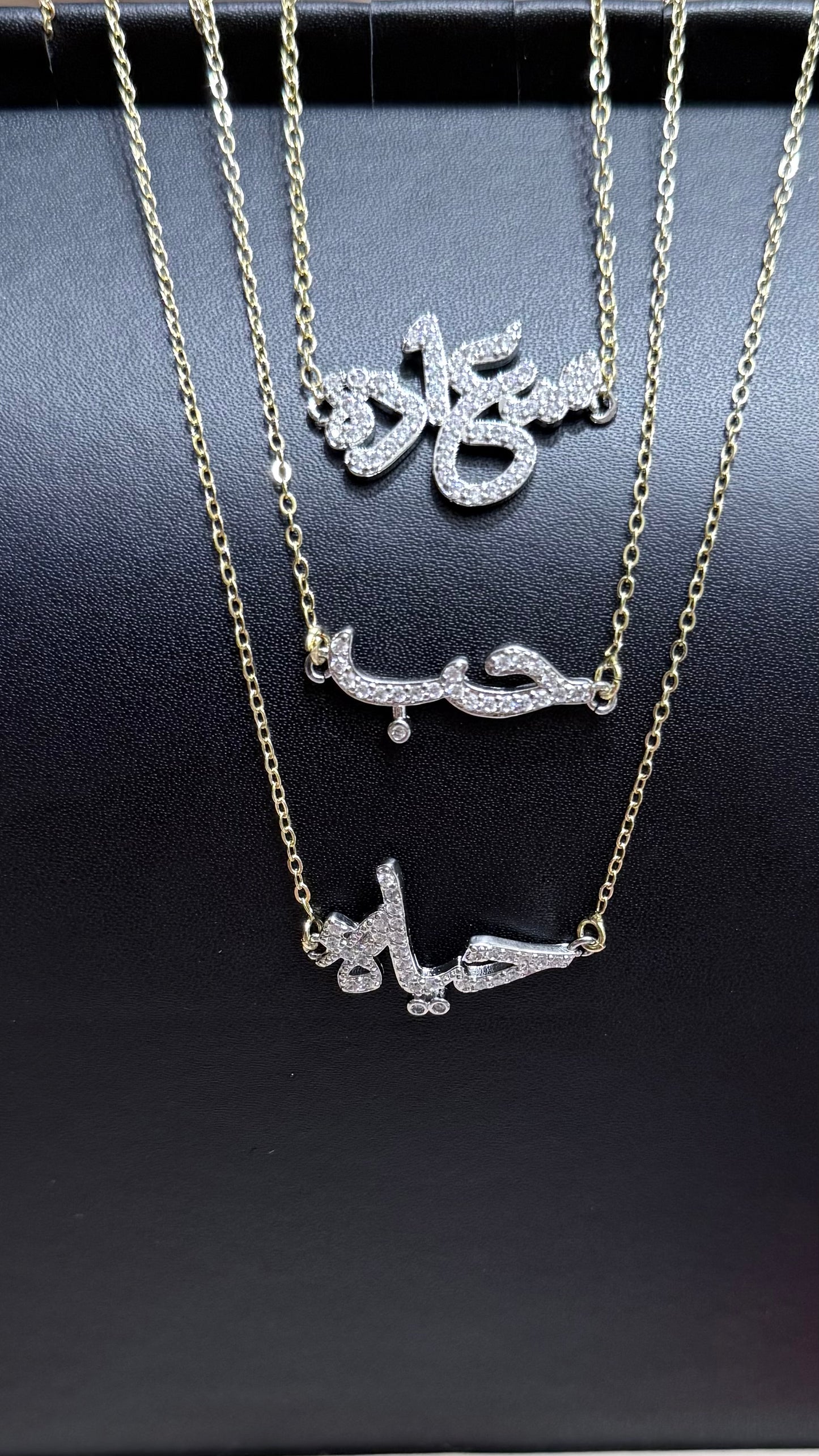 Platinum gold plated necklaces