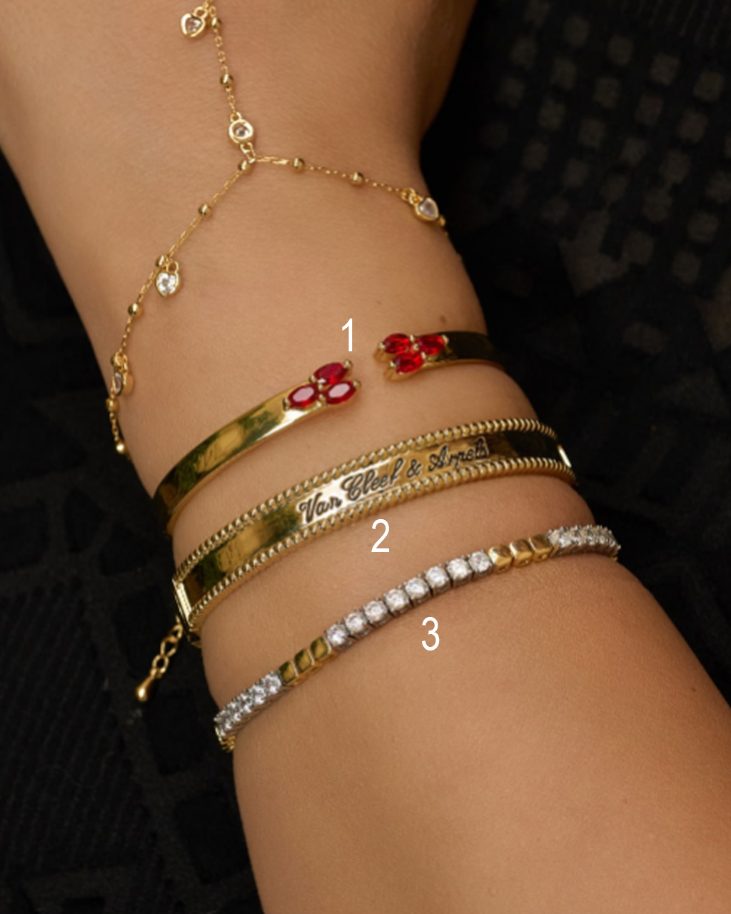 Platinum gold plated 18 k eith micro zircon strasses