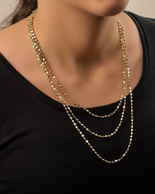 Platinum gold plated 18k Necklace